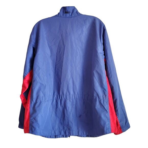 REI Women's XL Jacket Full Zip 2 Zippered Pockets Blue Red Lightweight Bust 42" - Picture 7 of 7